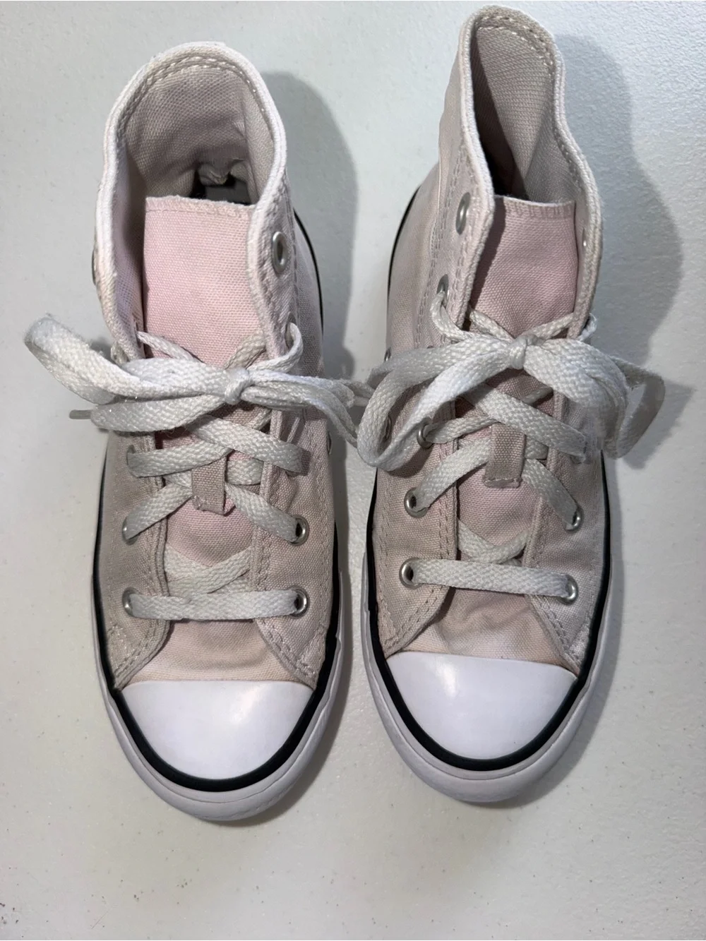 Converse Kids' Pink High-Top Canvas Sneakers